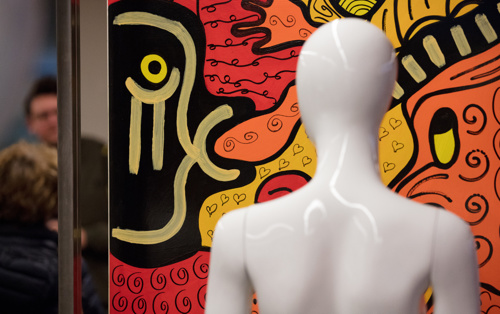 Exhibitie Doorsopenday.be op KU Leuven campus Kulak